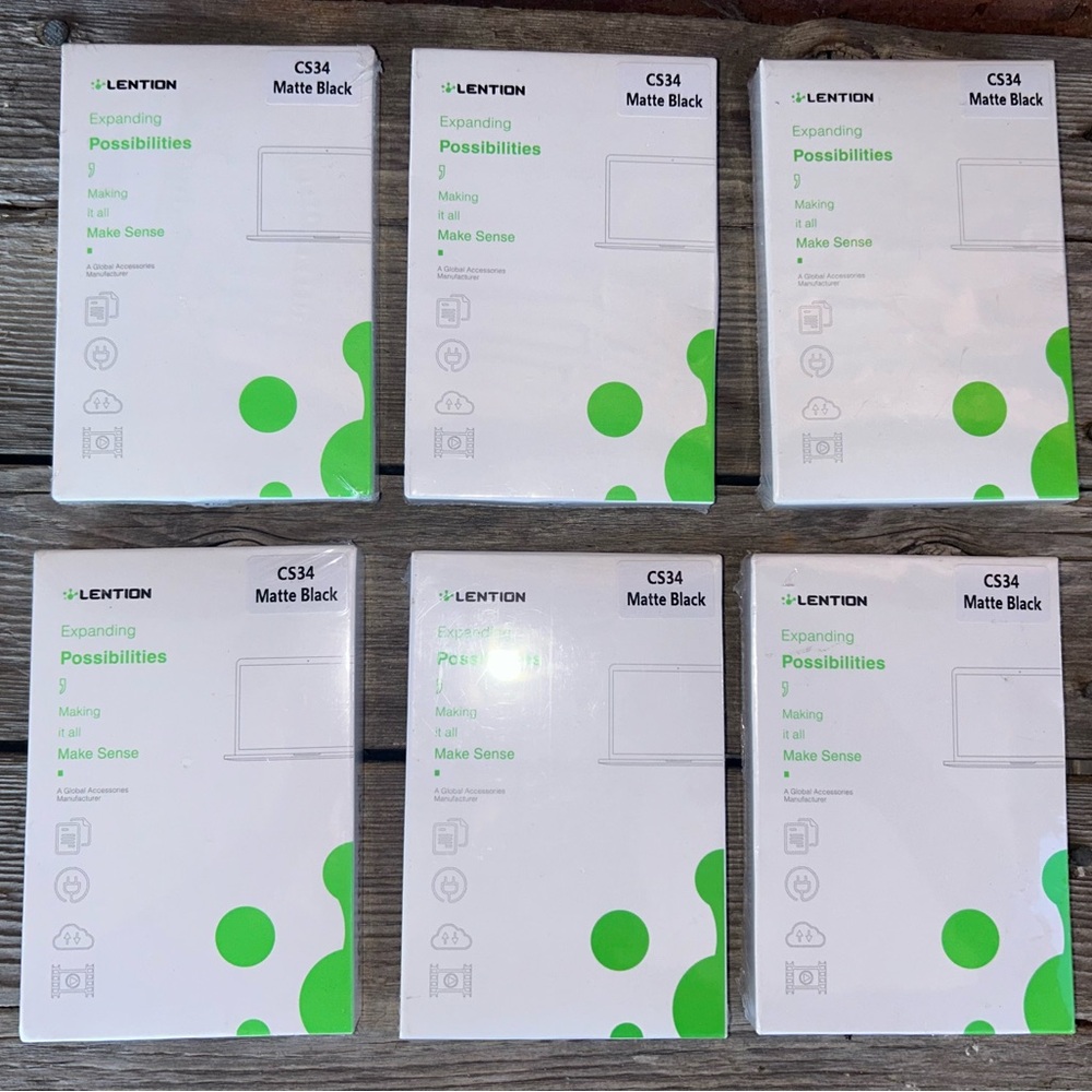 SIX Lention 6-in-1 USB-C Dock/hub Microsoft Surface Pro 7 HDMI USB 3.0 SD CS34